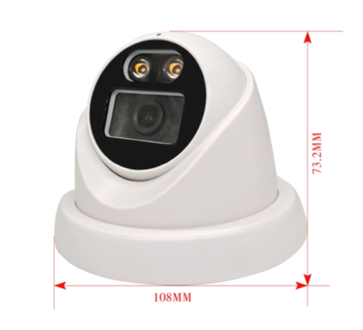 Redline IP camera 4 Megapixeli Color Noaptea Microfon CUPOLA 465S-WL 465S-WL фото