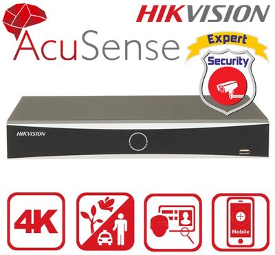 NVR HIKVISION Acusense 4K 8 Canale Garantie 3 ani DS-7608NXI-K1 4633 фото