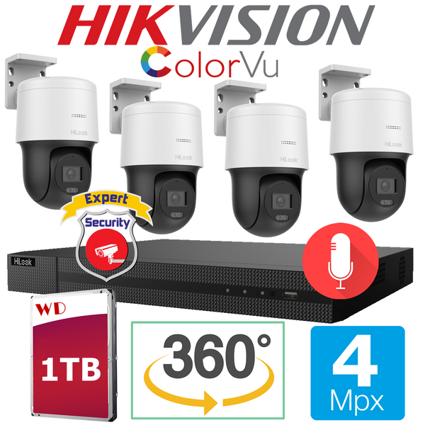 HILOOK by HIKVISION 4 Megapixeli Color VU Micro SD 256GB Garantie 24 Luni 4777 фото