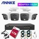 ANNKE Set Camere de supraveghere Video 2 Megapixeli Color Noaptea C51EM C51EM + cablu фото 1