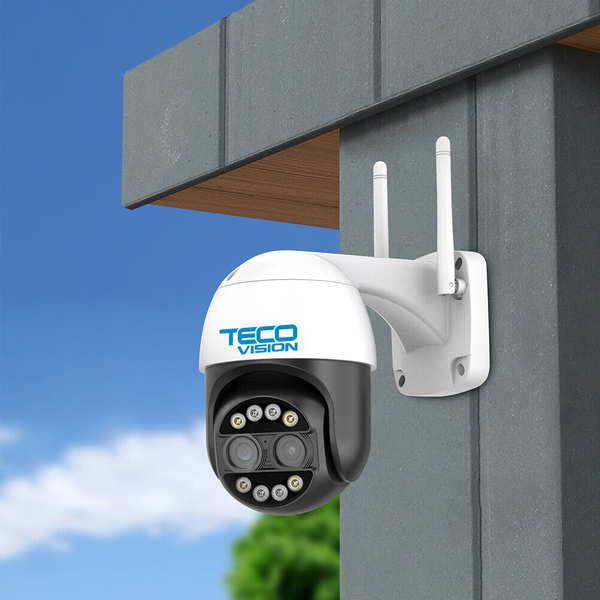 TECO VISION 4 Megapixeli lentile duble unghi de vedere 360° audio + microfon 128 GB WIFI PTZ 36-8-101 фото