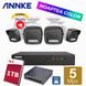 ANNKE Set Camere de supraveghere Video 5 Megapixeli Color Noaptea XVR 4 Canale I51EL I51EL SET фото 1