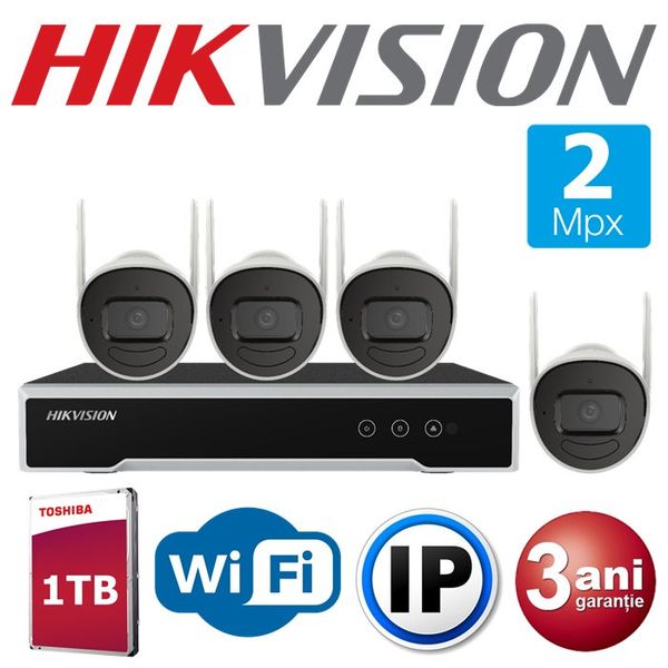 HIKVISION SET Wi-Fi 2 Megapixeli NK42W0H 84829 фото