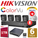 Hikvision 6 Megapixeli Microfon Color VU Micro SD 256GB  6 Mpx фото 1
