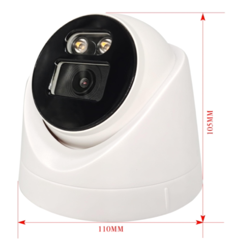 Redline IP camera 5 Megapixeli Color Noaptea microfon CUPOLA 565S-WL 565S-WL фото