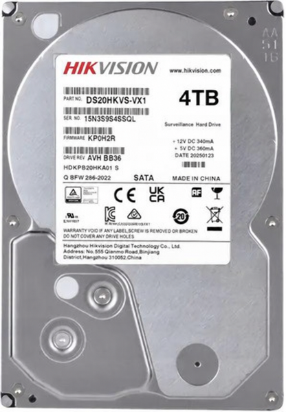 Hikvision Hard disk 4 TB  DS40HKVS-VX1