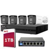 Camere de supraveghere HILOOK 4 MP PoE ColorVu Audio IPC-B140HA-LUC