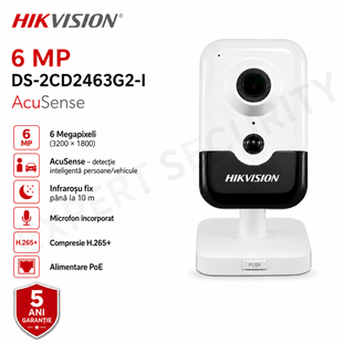 Camera de supraveghere HIKVISION 6 Megapixeli Garantie 3 ani DS-2CD2463G2-I
