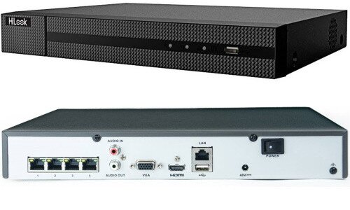 NVR-104MH-D/4P - 4-х канальный сетевой видеорегистратор с разрешением записи до 4MP на канал, с 4 PoE-портами.
